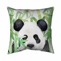 Begin Home Decor 26 x 26 in. Hidden Panda In Bamboo-Double Sided Print Indoor Pillow 5541-2626-CH1
